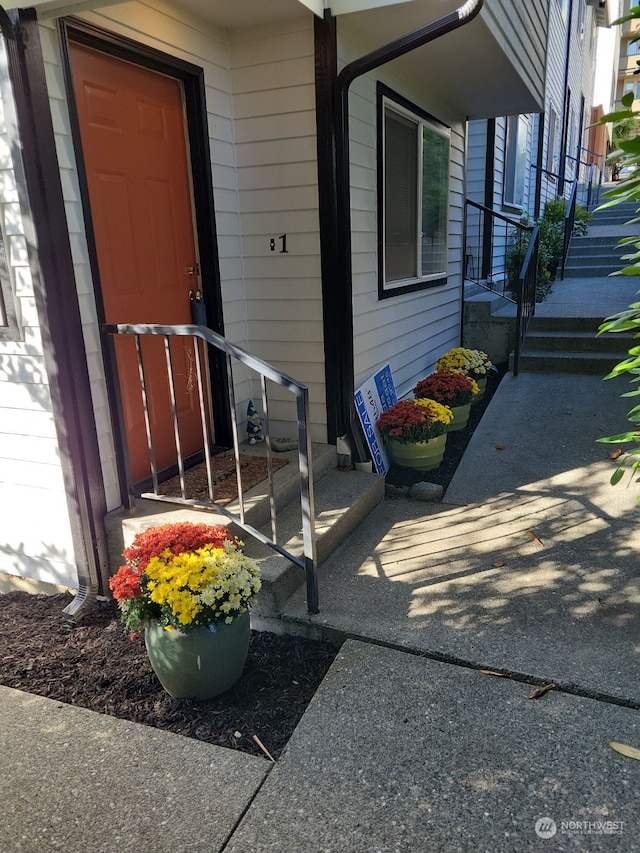 view of entrance to property