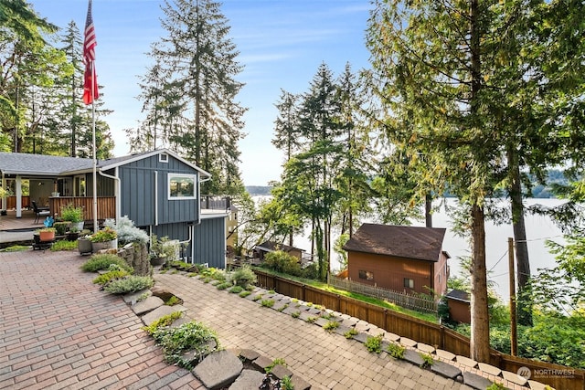 291 E Midway Ln, Shelton, WA 98584 - view of patio with fence and a deck