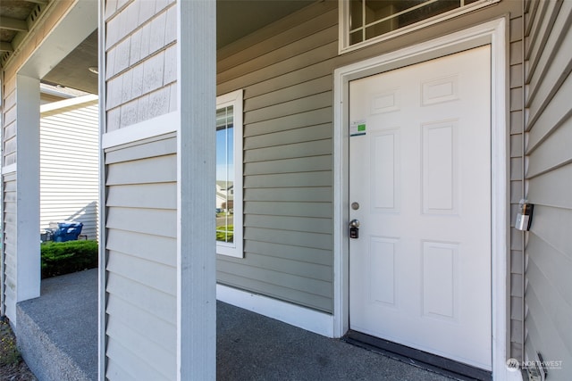 view of entrance to property