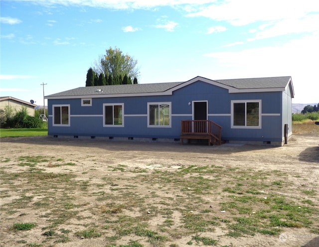 view of back of property