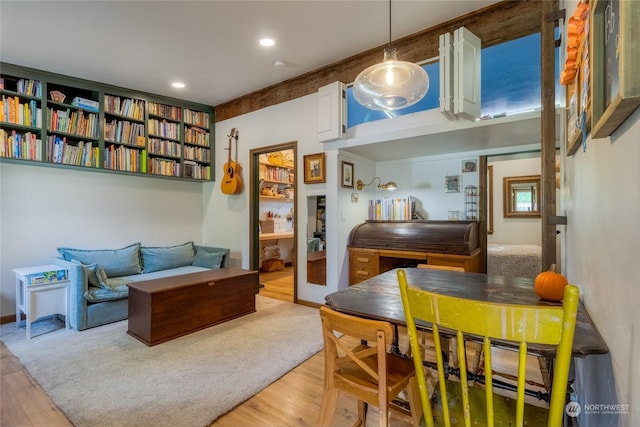 1145 School Ave, Walla Walla, WA 99362 - dining space featuring light wood-style floors and recessed lighting