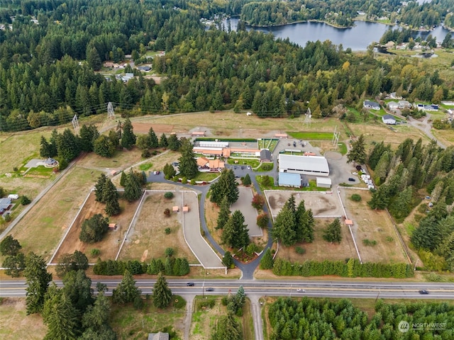 9902 Yelm Hwy SE, Olympia, WA 98513 - birds eye view of property featuring a water view