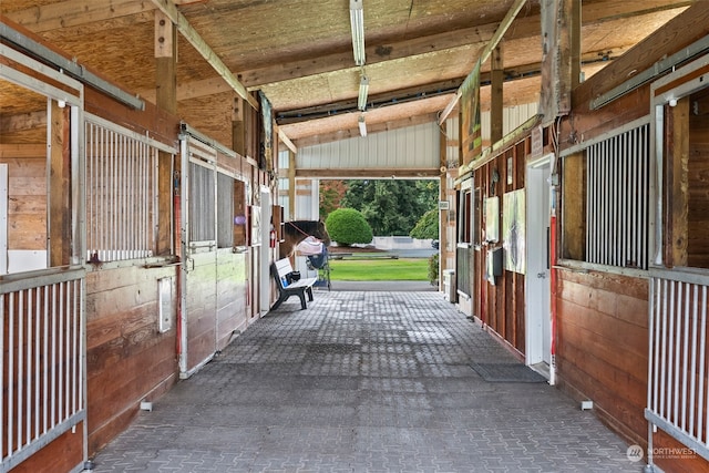 view of stable