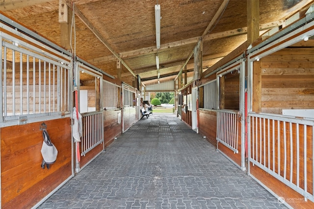 view of stable