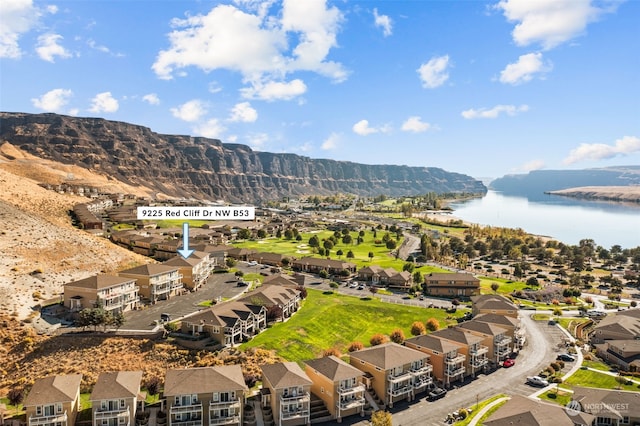 9225 Red Cliff Dr NW Unit B53, Quincy, WA 98848 - aerial view featuring a water and mountain view
