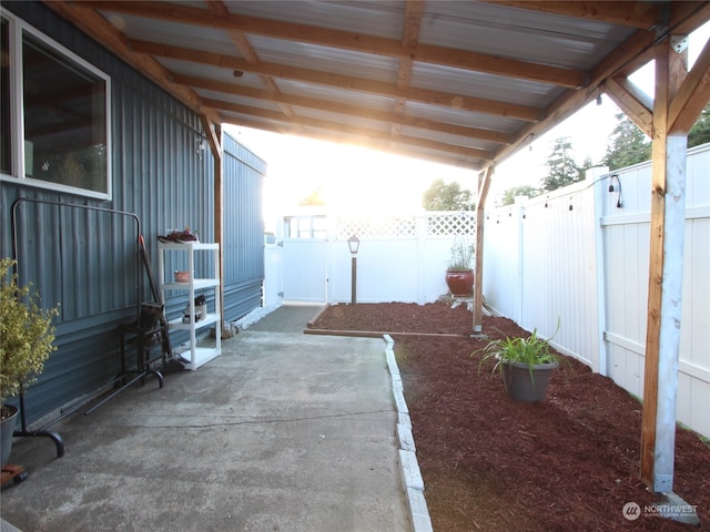 view of patio