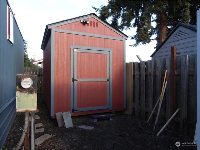 view of outbuilding