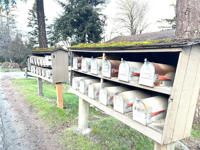 view of storage area
