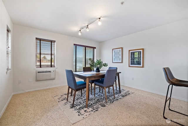 dining space with cooling unit