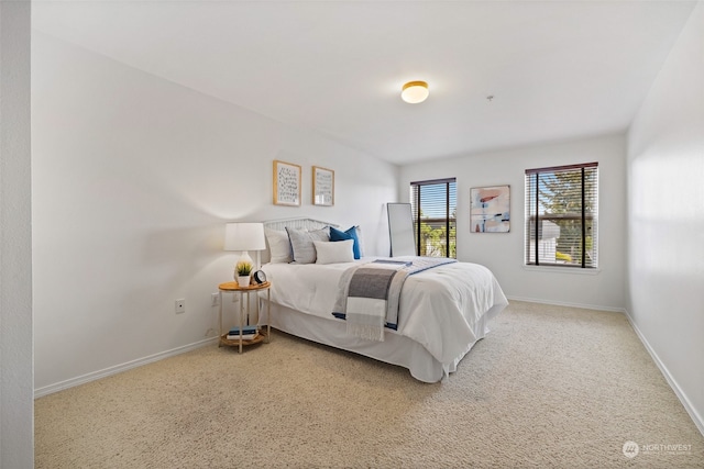 bedroom featuring carpet flooring