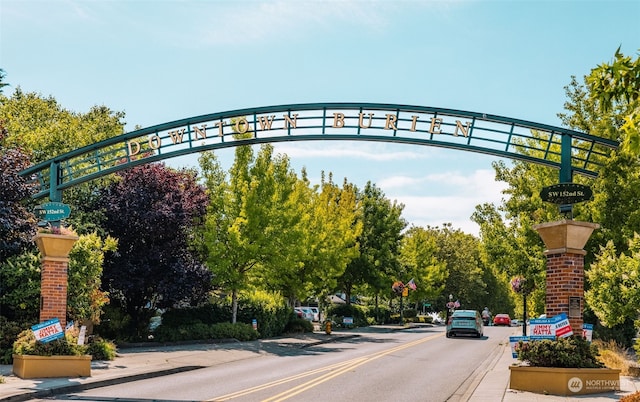 view of road