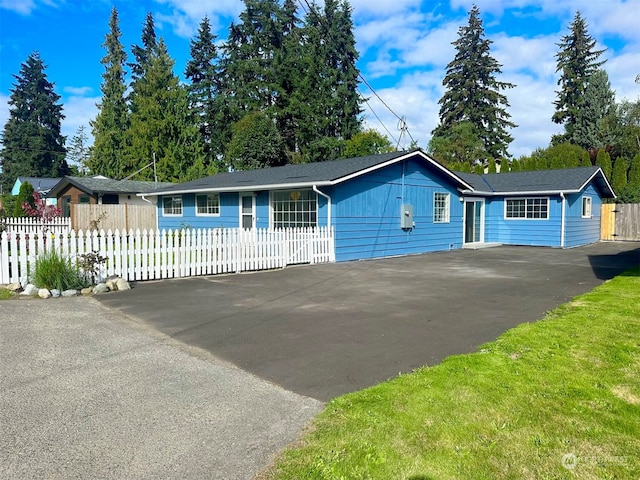 view of ranch-style house