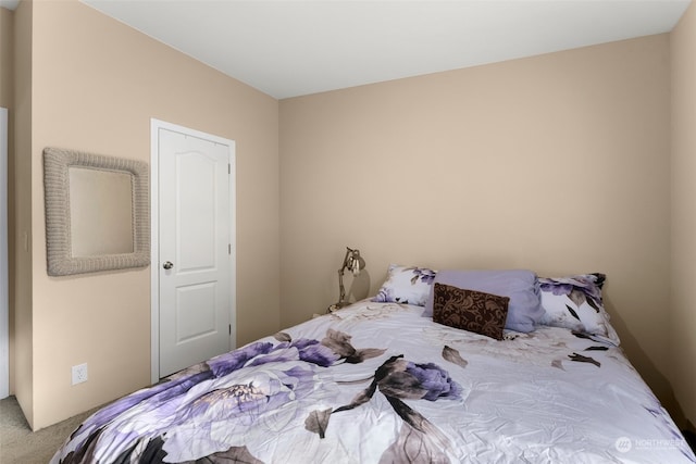 bedroom featuring carpet flooring