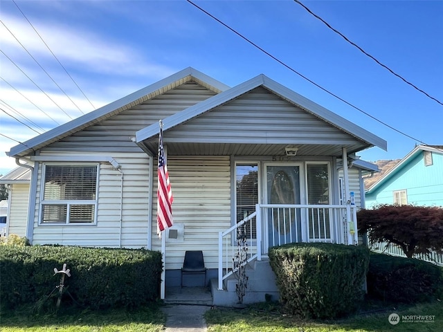 view of bungalow-style house