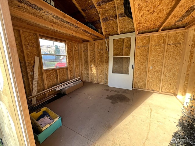 view of storage