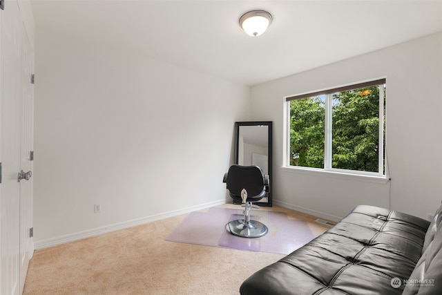 1925 32nd Avenue Ct SW, Puyallup, WA 98373 - sitting room with visible vents, baseboards, and carpet