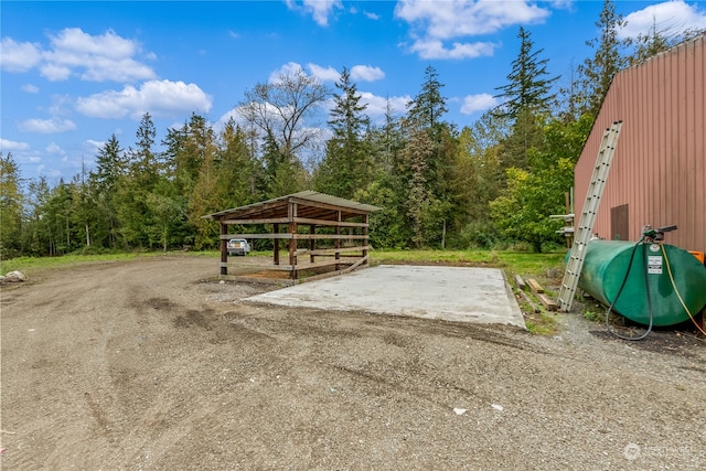 surrounding community with an outbuilding