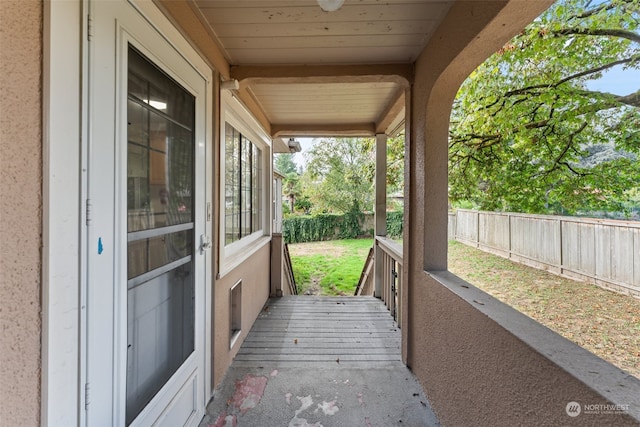 view of patio