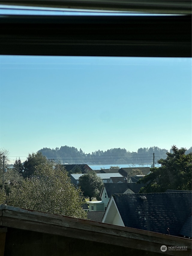 property view of mountains featuring a water view