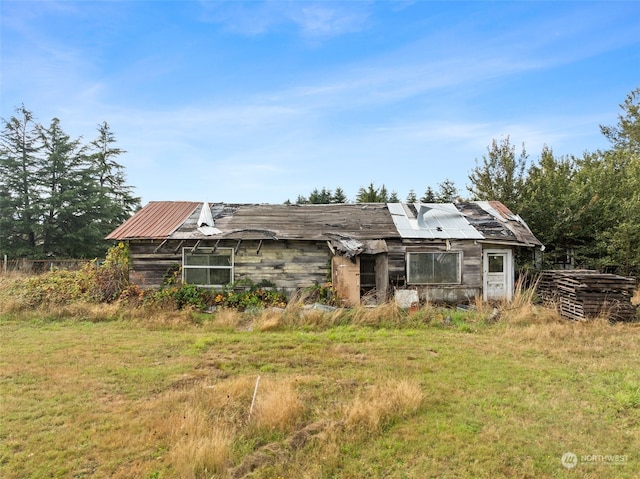 view of back of house