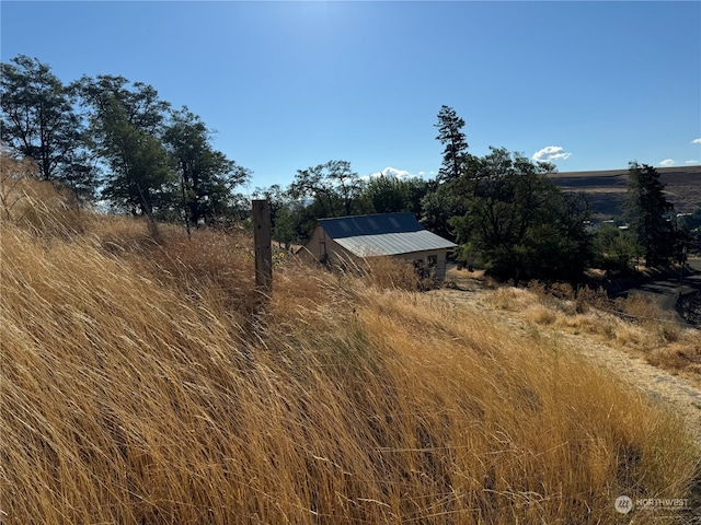 aerial view featuring a rural view