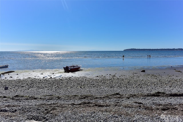 water view with a beach view