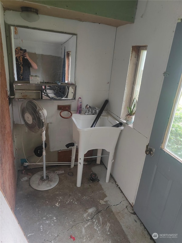view of laundry area