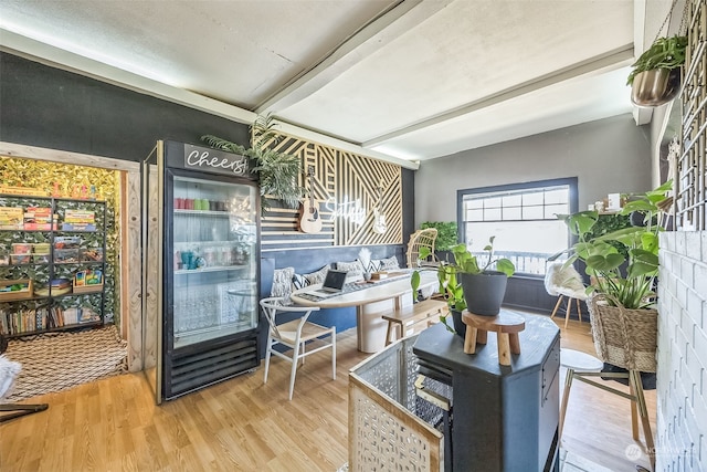 interior space featuring hardwood / wood-style floors