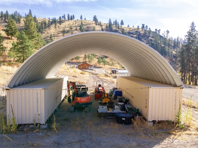 view of car parking