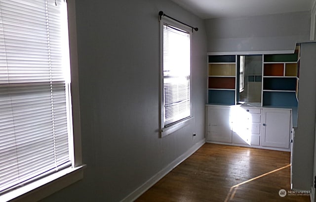 1555 Swartout Rd, Manson, WA 98831 - unfurnished office with wood finished floors and baseboards