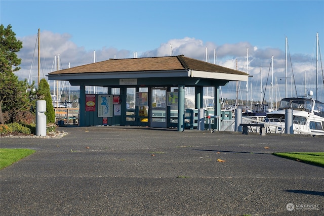 view of community featuring a gazebo