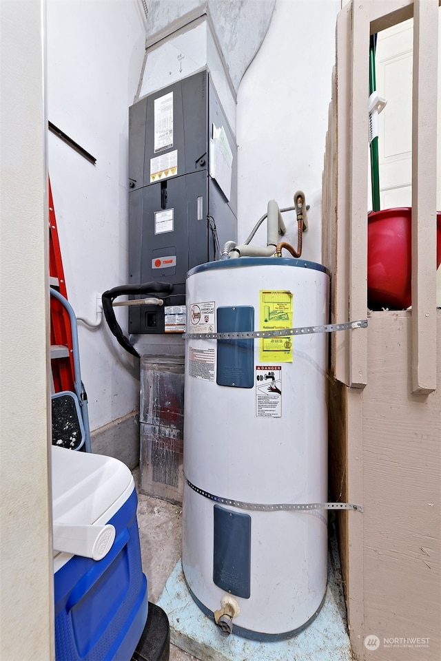 utilities featuring water heater