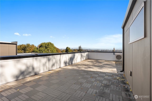 view of patio with ac unit