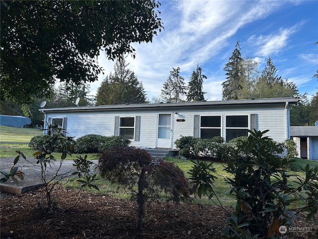 view of front of home