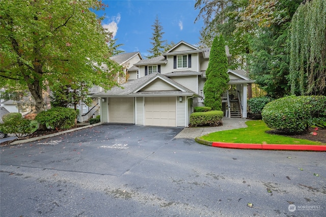 front facade featuring a garage