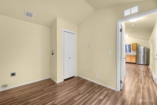 4220 Brays Way, Bellingham, WA 98226 - bonus room with vaulted ceiling and light wood-style flooring