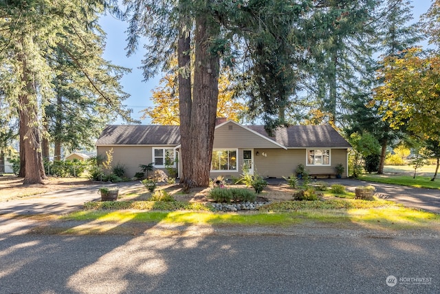 view of ranch-style home