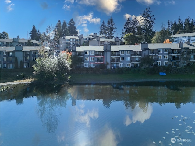 view of water feature