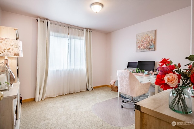 4232 Wintergreen Cir Unit 160, Bellingham, WA 98226 - carpeted home office featuring baseboards