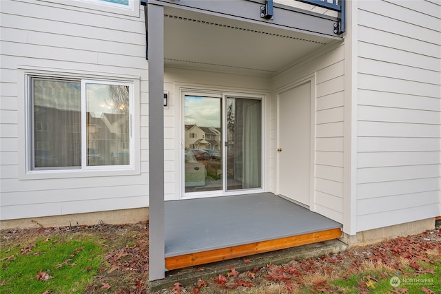 view of property entrance