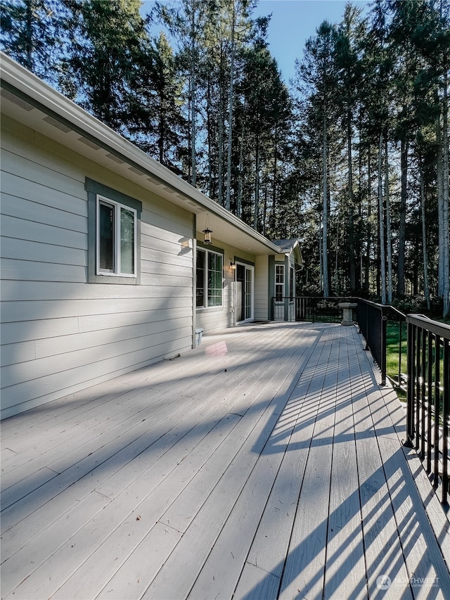 view of deck