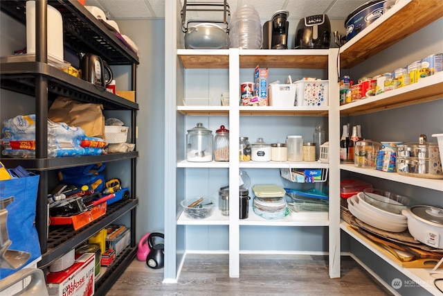 view of pantry