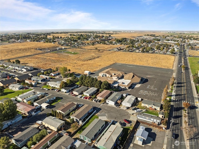 drone / aerial view featuring a residential view