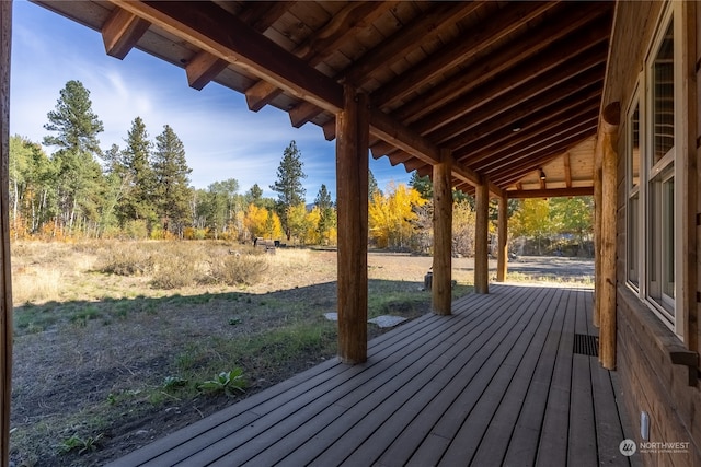 view of deck