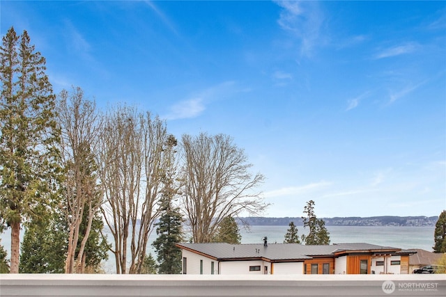 8721 Semiahmoo Dr, Blaine, WA 98230 - exterior space featuring a water view and metal roof