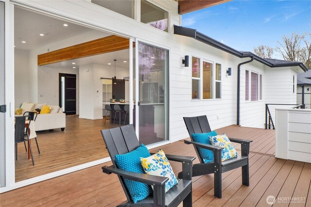 8721 Semiahmoo Dr, Blaine, WA 98230 - view of wooden deck