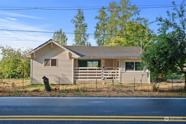 view of ranch-style home