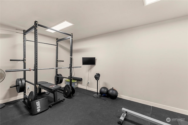 view of workout room