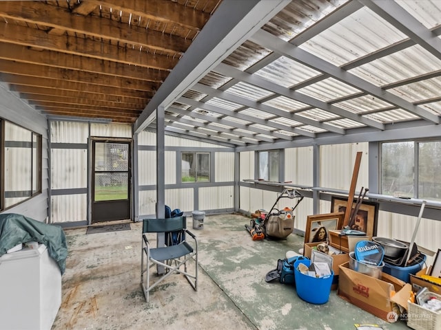 sunroom / solarium featuring a wealth of natural light