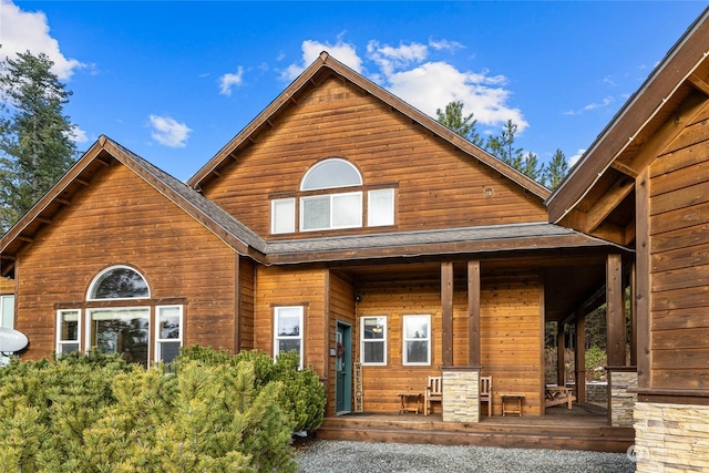 261 Tiger Lily Ln, Ronald, WA 98940 - view of front of property with a porch and roof with shingles